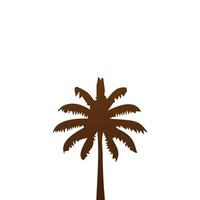 Palm and coconut tree silhouette illustrations is perfect for adding a touch of tropical paradise to your design projects. vector