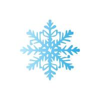 Snowflake icon. Snow winter day weather symbol. vector
