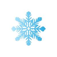 Snowflake icon. Snow winter day weather symbol. vector