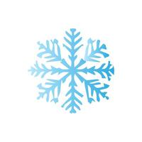 Snowflake icon. Snow winter day weather symbol. vector