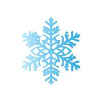Snowflake icon. Snow winter day weather symbol. vector