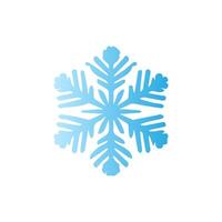 Snowflake icon. Snow winter day weather symbol. vector