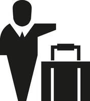Bag icon symbol image vector