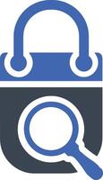 Bag icon symbol image vector