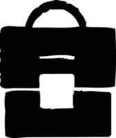 Bag icon symbol image vector