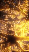 Journey through a neuron cell network inside the brain video