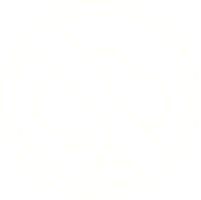 a drawing of a no rain sign with a white outline png