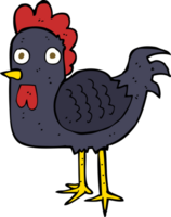 cartoon chicken drawing png