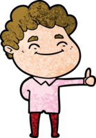cartoon friendly man drawing png