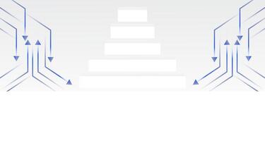Stairs to the top of the stage, Circuit technological background vector