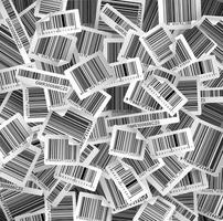 Barcode on the background vector