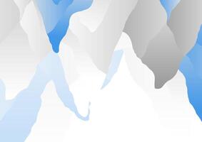 Blue and grey geometric shapes abstract concept background vector