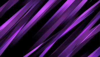 Violet geometric stripes abstract tech background vector