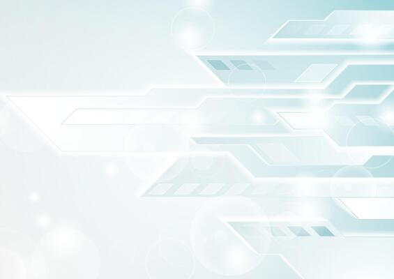 Blue white tech geometric minimal abstract background