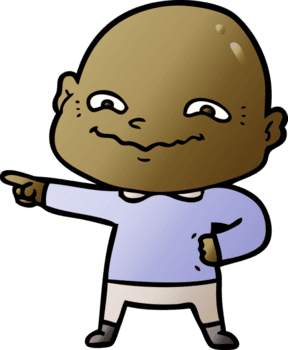 cartoon creepy guy drawing png