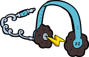 cartoon headphones drawing png