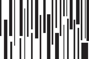 simple abstract black color thin to thick vertical halfline pattern vector
