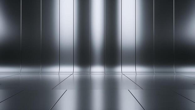 Silver color metallic background image. photo
