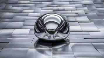 Silver color background image. photo