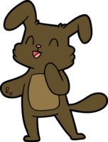 cartoon rabbit drawing png