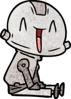 cartoon robot drawing png