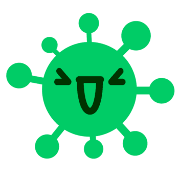 rindo vírus desenhando png