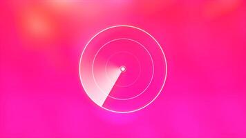 Radar screen animated colorful background. Motion. Visualization of online searching system. video
