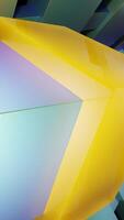 Large colored squares. Motion. Color animation with different shades that diverge in different directions. video