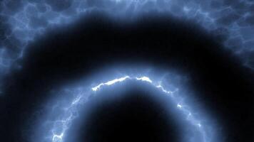 Vibrations of plasma ring. Motion. Rim line with plasma field fluctuations. Electro or plasma field of luminous oscillations video