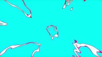 Abstract wavy background, continuous fluctuation of stripes. Motion. Bending oval shapes. video