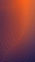 Gradient glowing neon lines, abstract tech futuristic motion background. Motion. Orange light becoming purple with moving bended lines. video