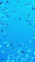 Rotating flow with liquid molecules. Motion. Rotating liquid tunnel made of 3d water droplets. Water tunnel made of liquid droplets or molecules video
