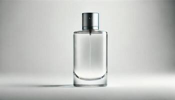 Perfume holder mockup for your brand, with a white background to make editing easier photo