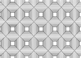 geometric abstract waves seamless pattern background black and white vector