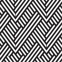 Abstract pattern seamless background black and white vector