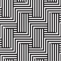 Abstract pattern seamless background black and white vector