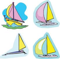 boat clip art vector