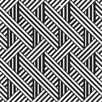 Abstract pattern seamless background black and white vector