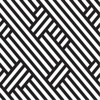 Abstract pattern seamless background black and white vector