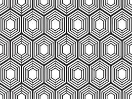 geometric abstract waves seamless pattern background black and white vector
