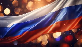Russia Flag Memorial Day Background photo