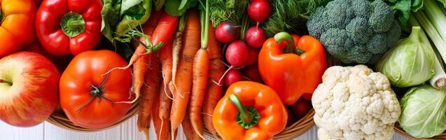 A Bowl of Freshly Cut Vegetables Ready for a Healthy Meal photo