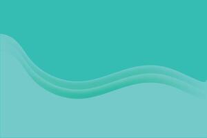 Turquoise tint gradient background with liquid wavy lines blank empty pattern with copy space for product design or text copyspace mockup template. vector