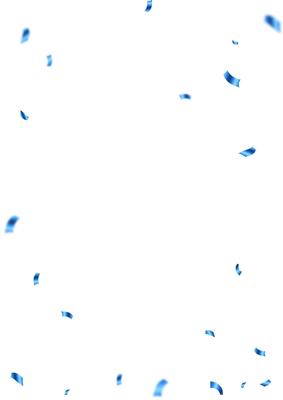blue confetti background that zig-zags falling for the celebration. festival decoration illustration