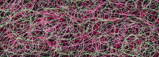 Colored tangled pattern. Abstract chaotic texture. Background with lines and waves. Art creation vector