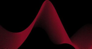 RED LINE ABSTRACT BACKGROUND ART vector