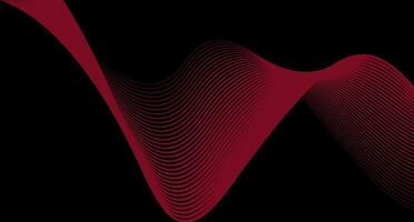 RED LINE ABSTRACT BACKGROUND ART vector