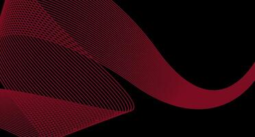 RED LINE ABSTRACT BACKGROUND ART vector