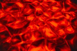 Red light with water wave pattern and lava stone on the tile abstract texture background. photo