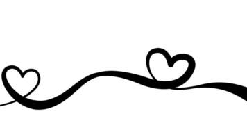 love heart lineart background. heart doodle line art drawing. love doodle. lineart drawing heart background. line art love sign. simple heart line art drawing. Hearts Continuous One Line Drawing. vector